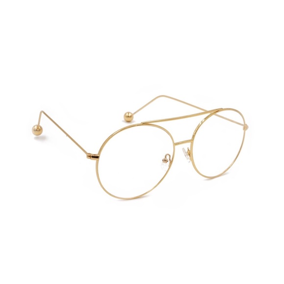 Gold Pearl Tip Sunglasses - Picture 2 of 3